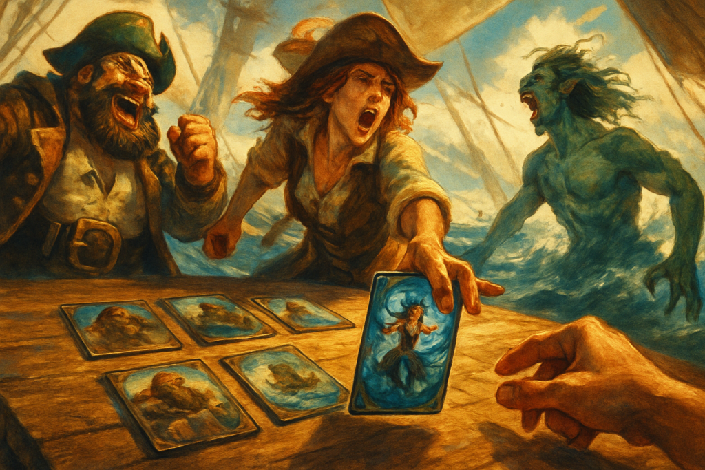One Piece Card Game faction-based deckbuilding with leaders, traits, and combat roles