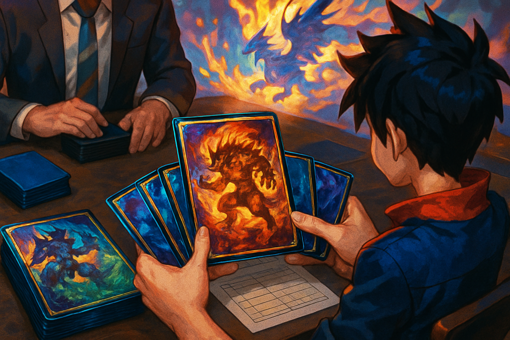 Deck registration checklist and organized tournament setup